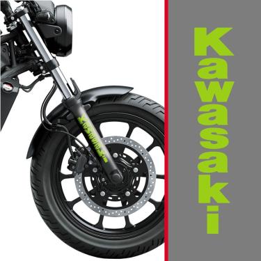 Imagem de Adesivo Para Bengala De Moto Kawasaki Verde Verde