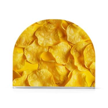 Imagem de Dispensador de guardanapos de batata frita, suporte de guardanapo de coquetel acrílico suporte de guardanapo vertical suporte de guardanapo para guardanapos de jantar restaurante piquenique