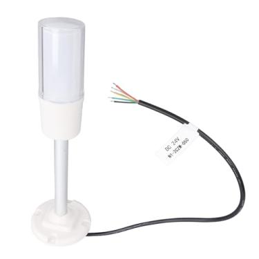 Imagem de YWBL-WH Luz de Advertência Industrial, Torre de Luz LED de Alto Brilho Com Alarme de 85dB para Equipamentos Mecânicos, Torre de Sinal DC24V de 3 Cores para Máquinas CNC e Segurança de Automação