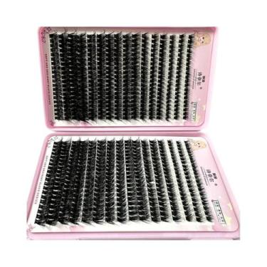 Imagem de Cílios Postiços Individuais 8D Fluffy Thick Wispy, 640 Peças, Curvatur