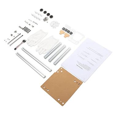 Imagem de KIMISS Suporte de Caixa Aberta para Computador ITX - Liga de Alumínio DIY Split e para Melhor Dissipação de Calor, Suporta Fonte de Alimentação ATX e Placas-mãe ITX - Ideal para Configuração (Prata)