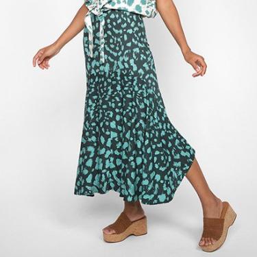 Imagem de Saia Al is Love Midi Recorte Onça Pincelada-Feminino