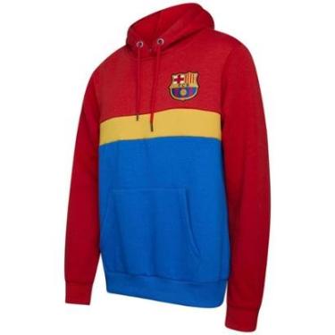 Imagem de Blusa Moletom Barcelona Vermelho Masculino-Masculino