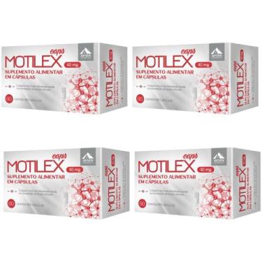 Imagem de Motilex Colágeno Tipo Ii 40mg Kit 4 Caixas Com 60 Cápsulas - Apsen