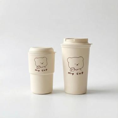 Imagem de Garrafa térmica premium para viagem sem BPA para bebidas quentes e frias (450 ml)