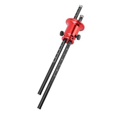 Imagem de Cryfokt Marcador de Roda Scriber Marcador de Escala Imperial Métrica de Liga de Alumínio Versátil para Projetos de Marcenaria - Ideal para Artesãos e Entusiastas de Bricolagem