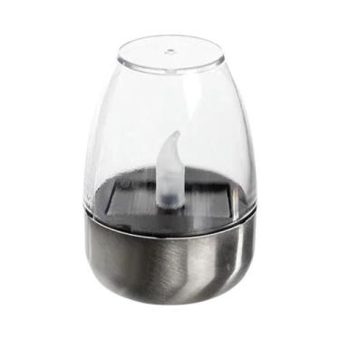 Imagem de Velas LED Solares À Prova d'Água Sem Chama Recarregáveis Luz Noturna P