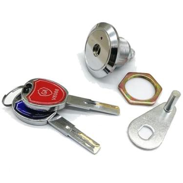 Imagem de Cilindro de caixa de depósito seguro com 5 chaves de bloqueio de criptografia chave de segurança Classe C Cam Lock 1 peça (5 chaves grandes)