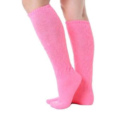 Imagem de Meia Cano Longo Feminina Meia Aeróbica Apollo, Rosa