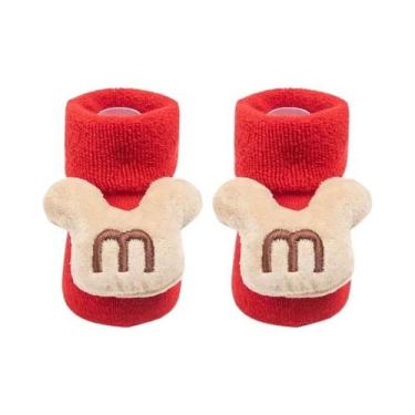 Imagem de Meias De Bebê Tricotadas Para Recém-Nascidos E Crianças Pequenas Com D