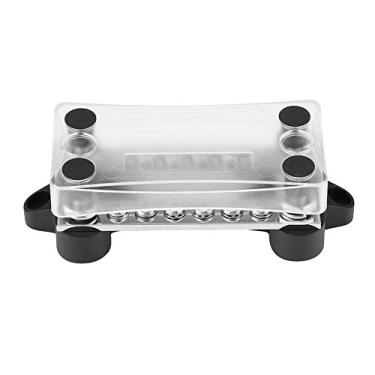 Imagem de Acouto Caixa de Junção de Terminal Elétrico de Barra de ônibus Dupla de 6 Vias para Serviços Pesados ​​Com Classificação de 100 A, Tampa à Prova de Poeira, Caminhões, ônibus, Barcos e Caravanas