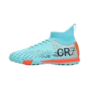 Imagem de Chuteiras De Futebol Masculinas De Cano Alto Antiderrapantes Para Futs