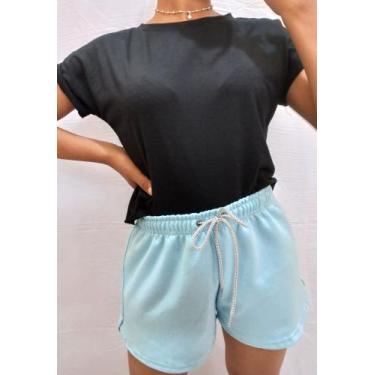 Imagem de Cropped preto malha manga curta - GB, GG