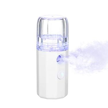 Imagem de Spray Mister Portátil Vaporizador Facial Umidificador Hidratante para Casa Trabalho Viagem Recarregável Operação de Um Botão