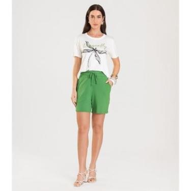 Imagem de Shorts Adulto Feminino Infinita Cor Verde-Feminino