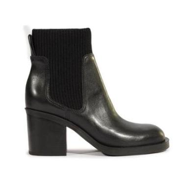 Imagem de Bota Cano Baixo Salto Bloco Lançamento Schutz Cor:;Tamanho:39-Feminino