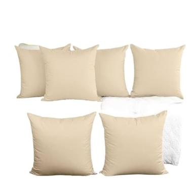 Imagem de ALMOFADAS DECORATIVAS CORES SÓLIDAS COM ENCHIMENTO PARA QUARTO SALA OU SOFÁ