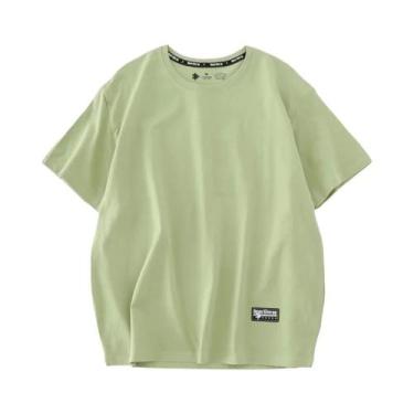 Imagem de Camiseta Oversized Feminina de Algodão Roxo - Casual de Verão - WAVLAT