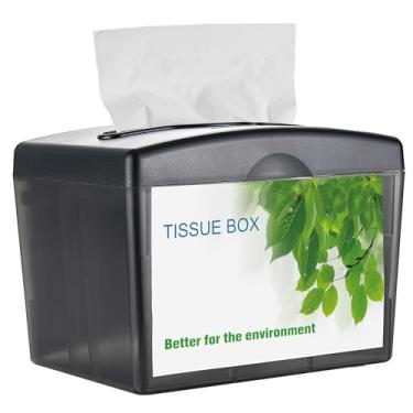 Imagem de DUTYWORKS Dispensador de guardanapos comercial, suporte de guardanapo de restaurante com design de recuperação de papel de dupla face para fácil acesso a guardanapos dobrados adequado para