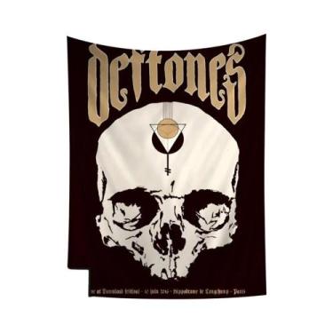 Imagem de Tapeçaria Musical Colorida Do Cantor Hop Star D-Deftones Para Decoraçã