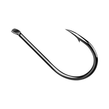 Imagem de 100 Unidades De Anzóis Simples Planos Para Pesca De Carpa, Iscas Tranç