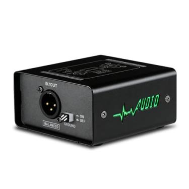 Imagem de Luocute Isolador de Loop de Aterramento, Ajuste de Ganho de 3 Níveis Isolador de Sinal de áudio de 2 Canais Com Interface de Alta Impedância, para Gravação de Desempenho de Guitarra Com