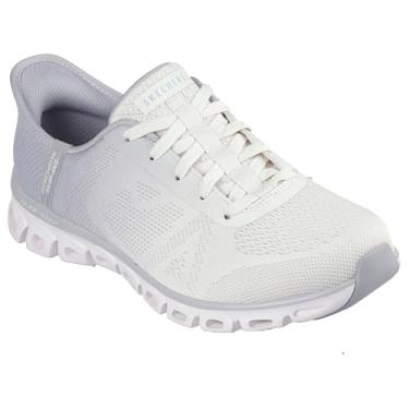 Imagem de Skechers Tênis feminino Hands Free Slip-ins Glide-Step, Malha cinza off-white, 38