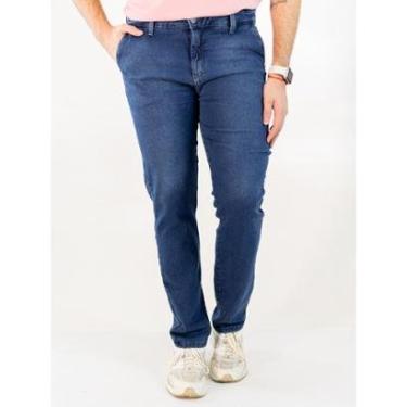 Imagem de Calça Jeans Tradicional Slim Masculina Bolso Social Anticorpus-Masculino