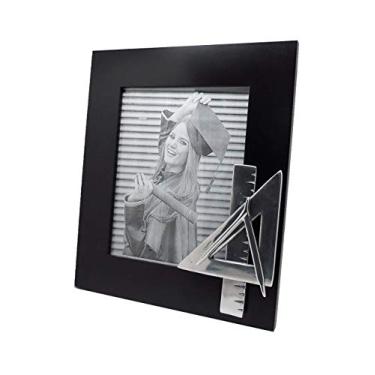 Imagem de Porta Retrato Arquitetura Lembrnça Formatura Decoração Sarquis Samara Preto