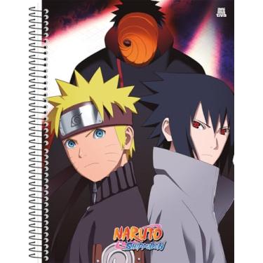 Imagem de Caderno Universitário Animativa, 15 matérias, 240 folhas, Capa Dura, Naruto C