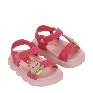 Imagem de Sandalia Infantil Menina Grendene Casa de Gabby 23368 Rosa-Feminino