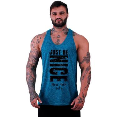 Imagem de Regata Menos Cavada   MXD Conceito Just Be Nice Masculina-Masculino