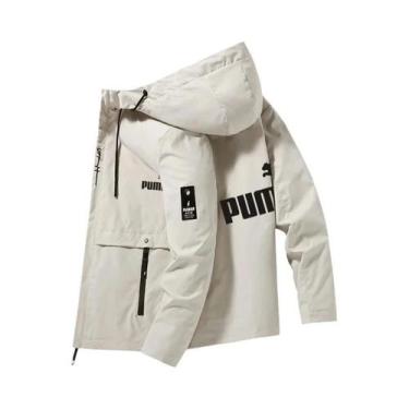 Imagem de Jaqueta Masculina Com Capuz À Prova De Vento, Casual, Leve, Para Espor