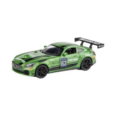 Imagem de Carro De Pista GT3 1:32 Para Meninos, Modelo GTR, Brinquedo Com Som E 