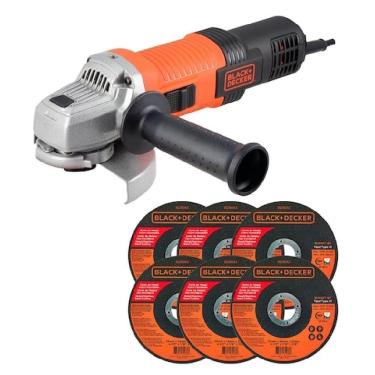 Imagem de Esmerilhadeira Angular 4-1/2" 920 Wats 220 Volts Com 6 Discos - G720x6db2 - Black...