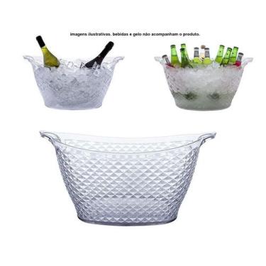 Imagem de Balde P/ Gelo Luxxor em Acrílico 18 Litros 1153 Paramount