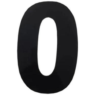 Imagem de Número Residencial Numeral N.0 60Mm Preto