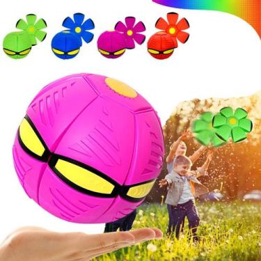 Imagem de Bola Magica disco Voador Toys com leds transforme brinquedos - Flat Ba