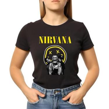 Imagem de Baby Look Feminina Banda Nirvana Personalizada Exclusiva - NoBrand, Pr