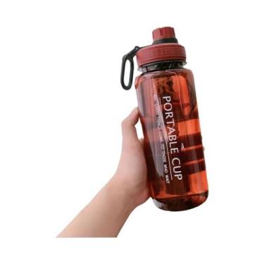 Imagem de Garrafa De Água Esportiva Grande De 1 Litro À Prova De Vazamentos, Cop