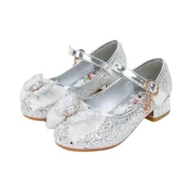 Imagem de Sandálias Princesa Elsa Rosa E Azul Para Meninas, Calçados De Moda Inf