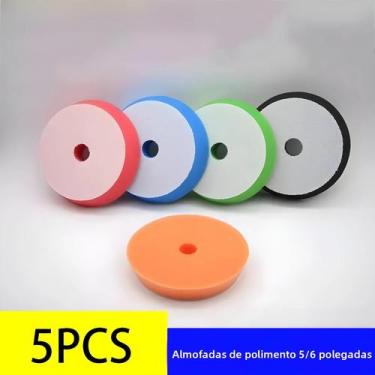 Imagem de Conjunto De 5 Discos De Polimento Para Detalhamento Automotivo De 5 Po