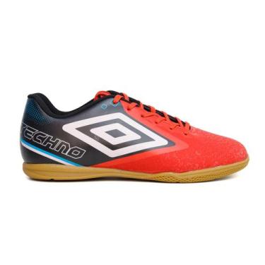 Imagem de Chuteira Umbro Techno II Futsal, 40, Vermelho