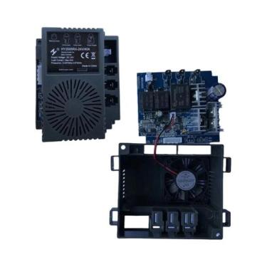 Imagem de Receptor retangular para veículos elétricos infantis, transmissor 2.4G