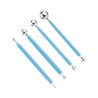 Imagem de Conjunto De 4 Canetas De Relevo E Vinco Para Artesanato DIY, Ferrament