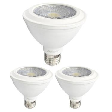 Imagem de 3Und Lâmpada PAR30 LED 11W 6500K Branco Frio Avant Bivolt