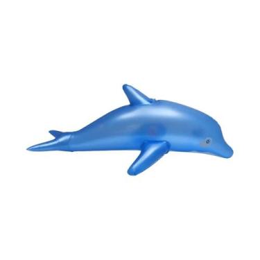 Imagem de Boia Inflável De Golfinho 53cm Para Praia E Piscina, Brinquedo Infanti