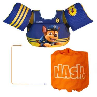 Imagem de Kit Bóia Colete Salva Vidas Bóia Auxiliar Infantil Patrulha Canina - N