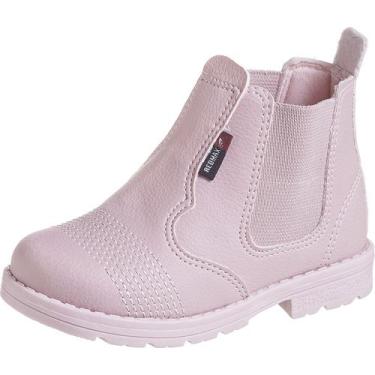 Imagem de Bota Coturno Estilossa Confortável Menina - Redmax, Rose, 27 BR