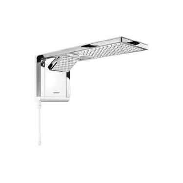 Imagem de Chuveiro Elétrico Acqua Duo Ultra 7800w 220v Branco e Cromado - Lorenz